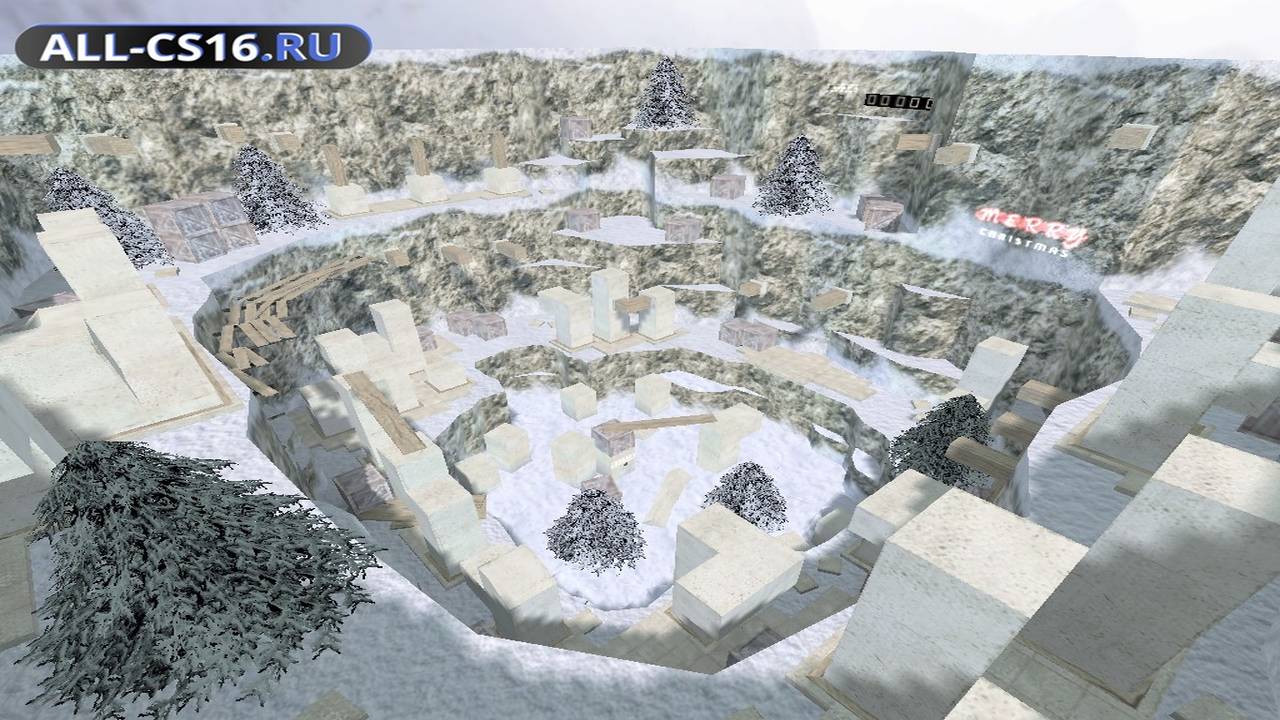 Карта «k_xmas» для CS 1.6 для CS 1.6