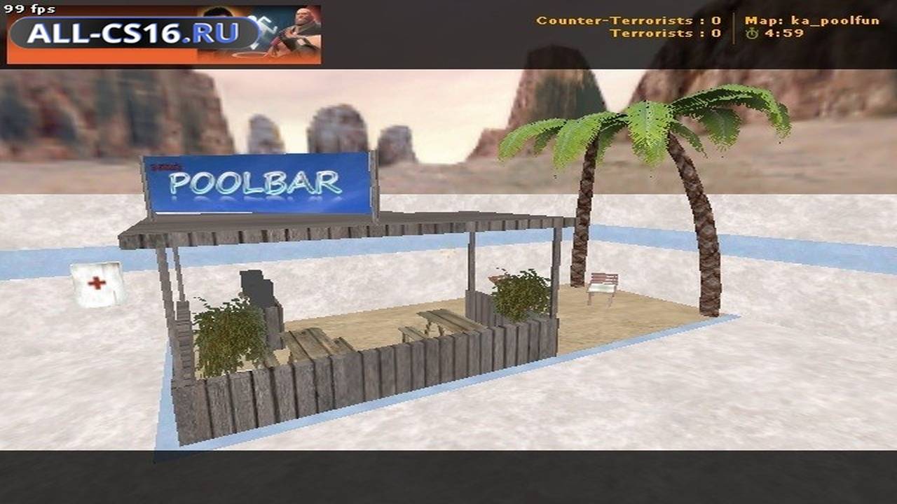Карта «ka_poolfun» для CS 1.6 для CS 1.6