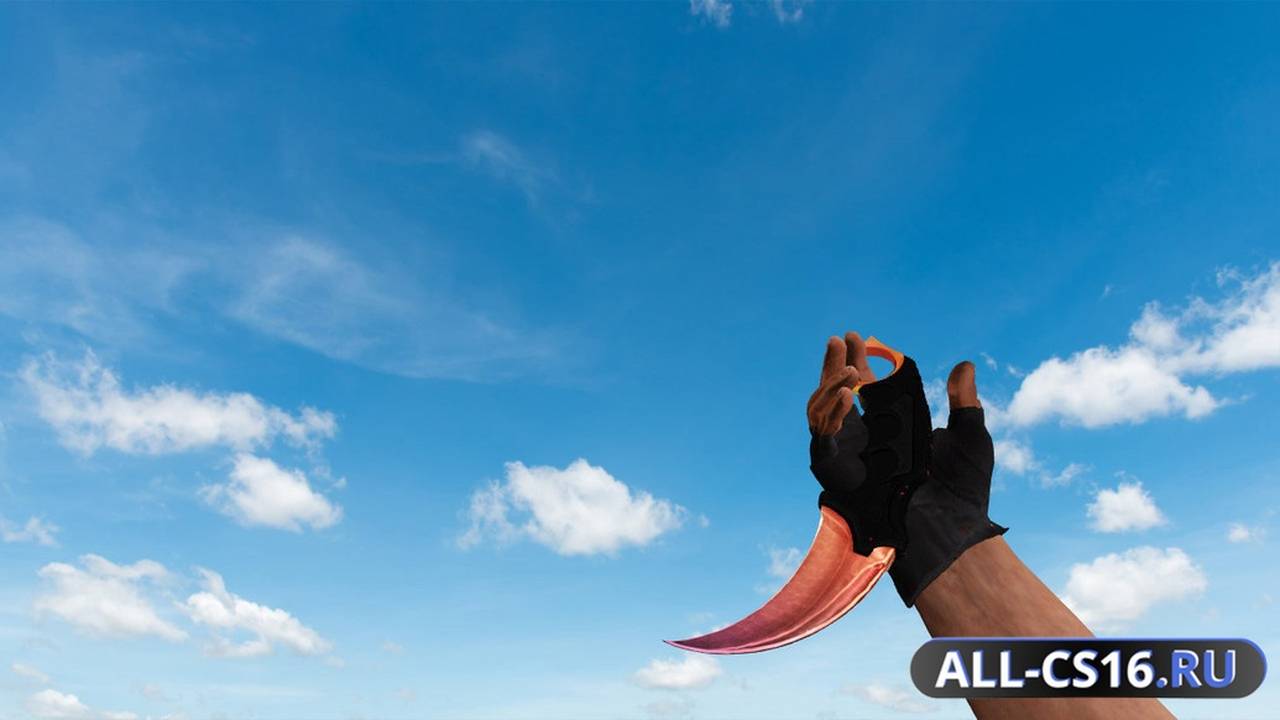 Модель оружия для CS 1.6 - Karambit Bronze