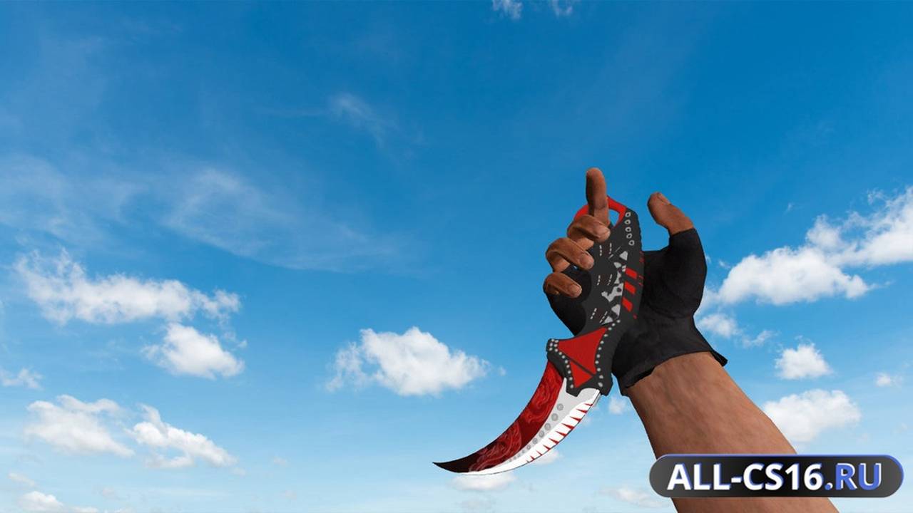 Модель оружия для CS 1.6 - Karambit Draginix