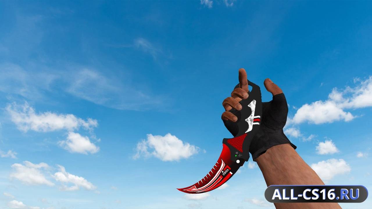 Модель оружия для CS 1.6 - Karambit Griff