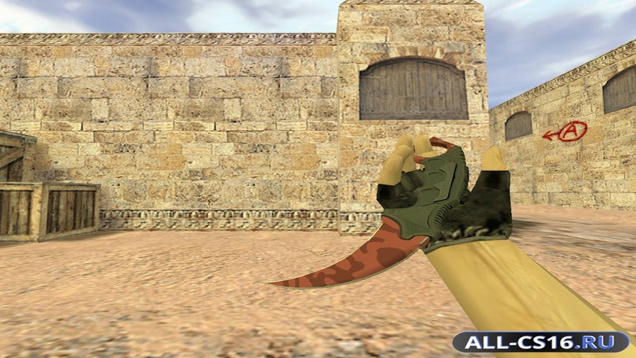 Модель оружия для CS 1.6 - Нож Керамбит Убийство