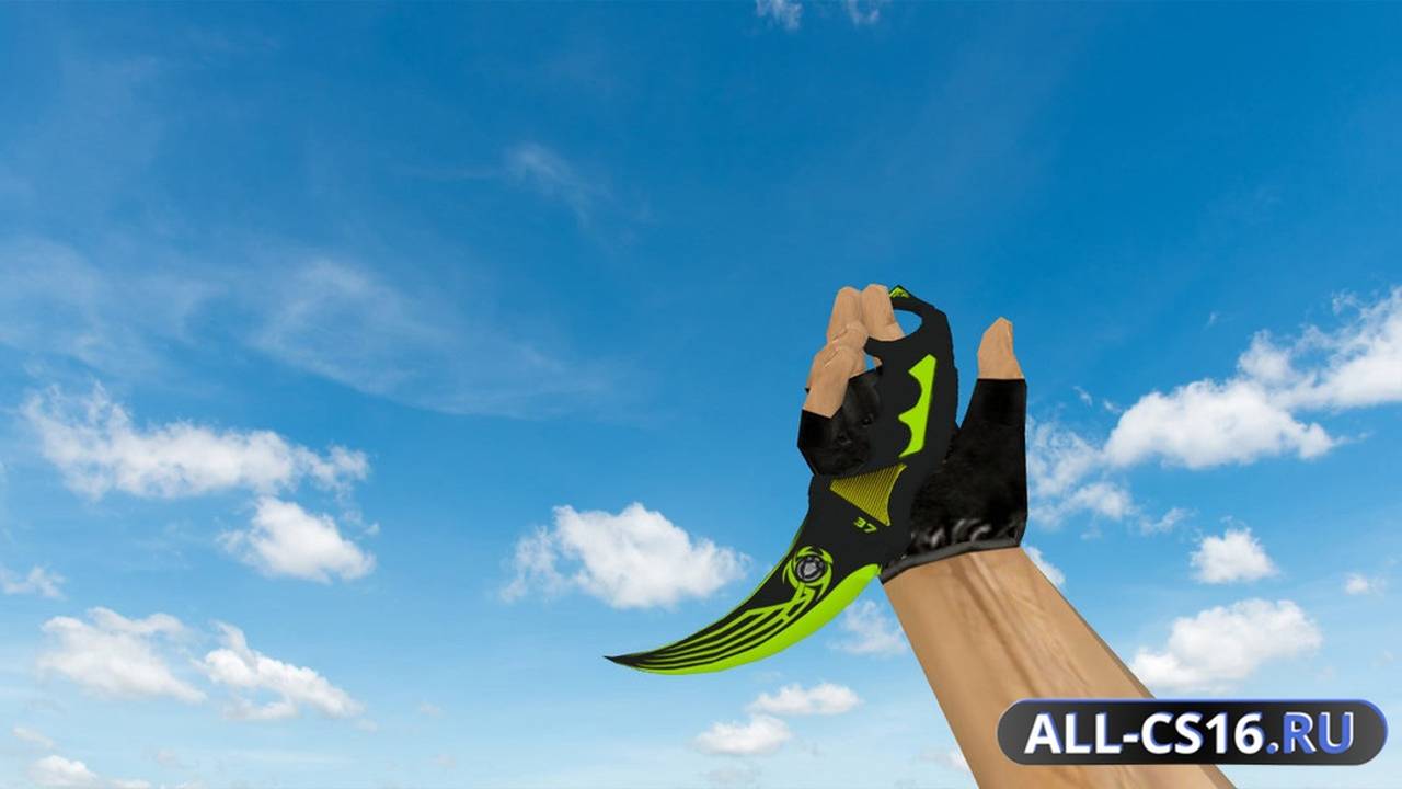 Модель оружия для CS 1.6 - Karambit Machine