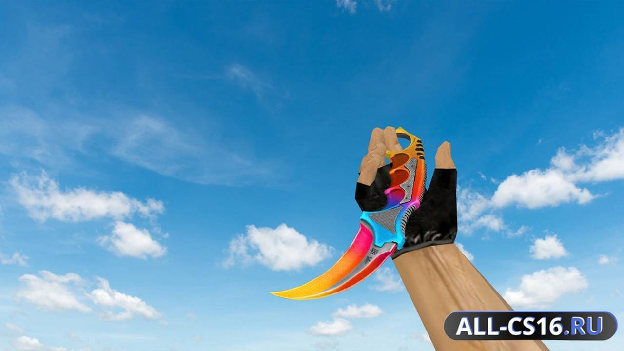 Модель оружия для CS 1.6 - Karambit Ocassion
