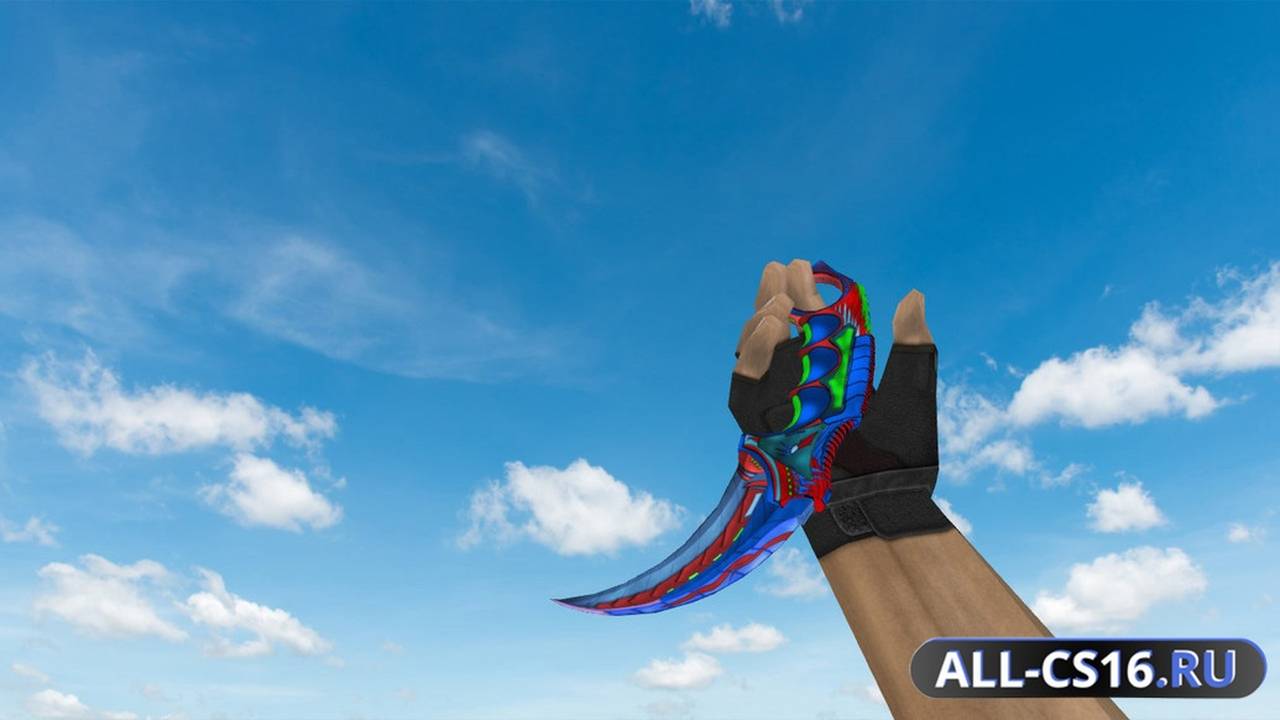 Модель оружия для CS 1.6 - Karambit Sarex