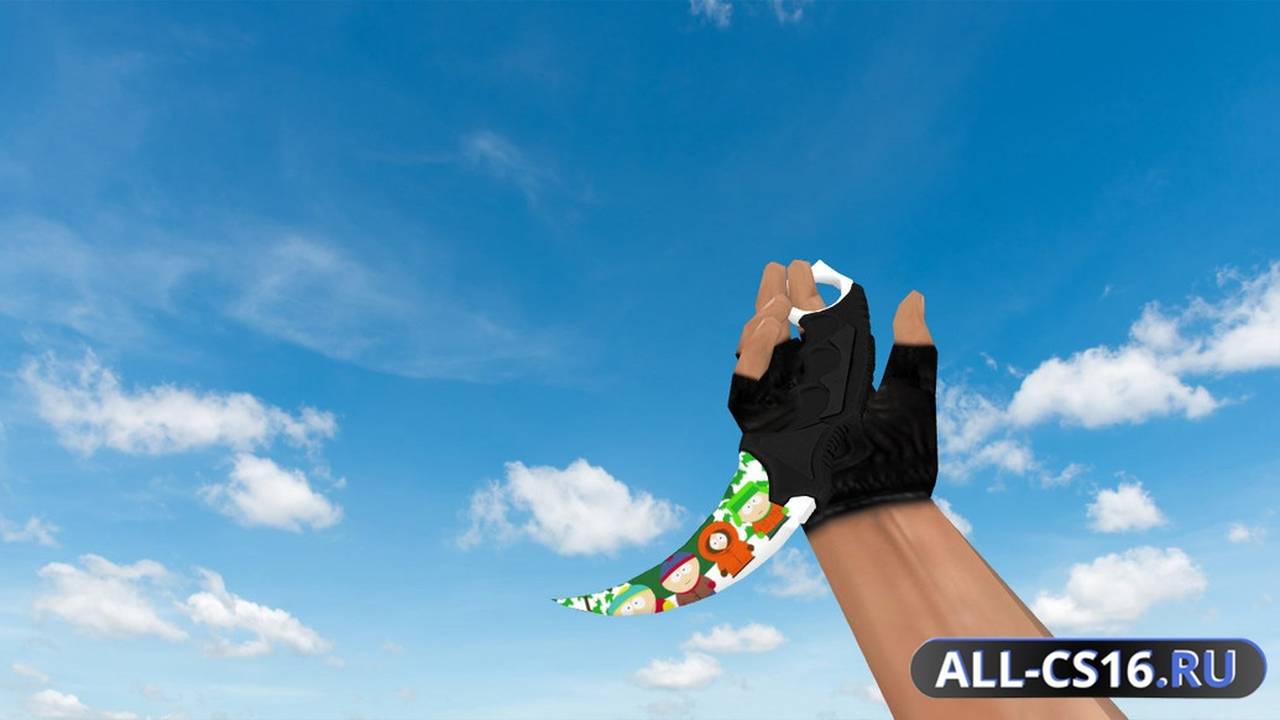 Модель оружия для CS 1.6 - Karambit South Park