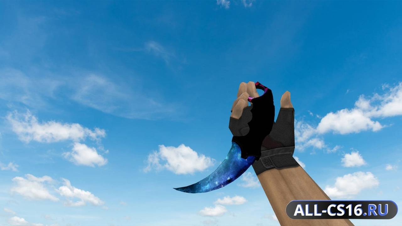 Модель оружия для CS 1.6 - Karambit Space