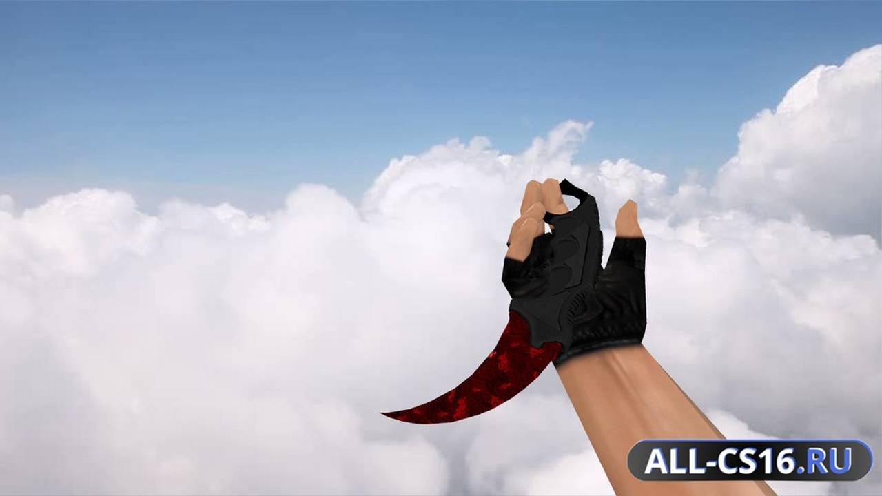 Модель оружия для CS 1.6 - Karambit Storm