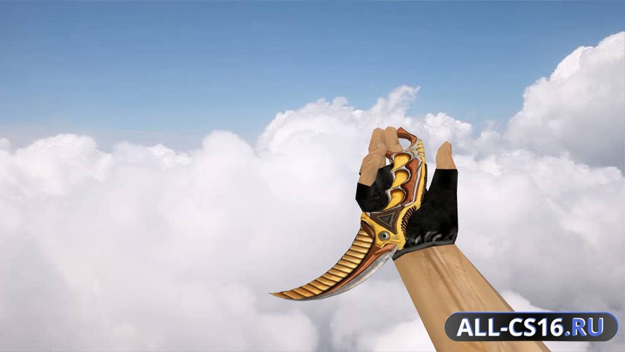 Модель оружия для CS 1.6 - Karambit Warmech