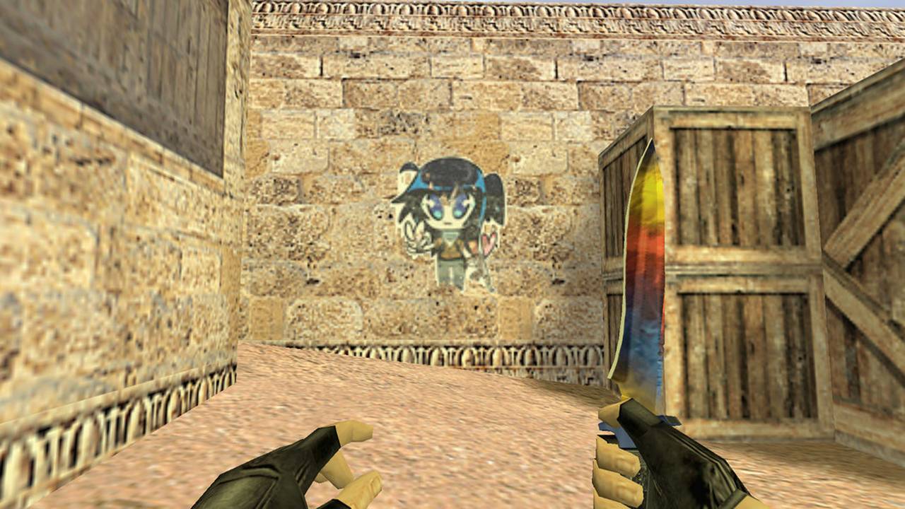 Граффити для CS 1.6 - Кавайный террорист