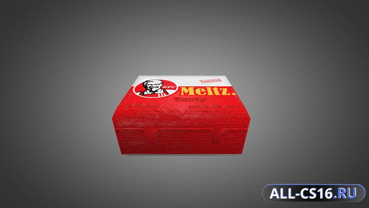 Модель оружия для CS 1.6 - KFC LunchBox Defuse Kit