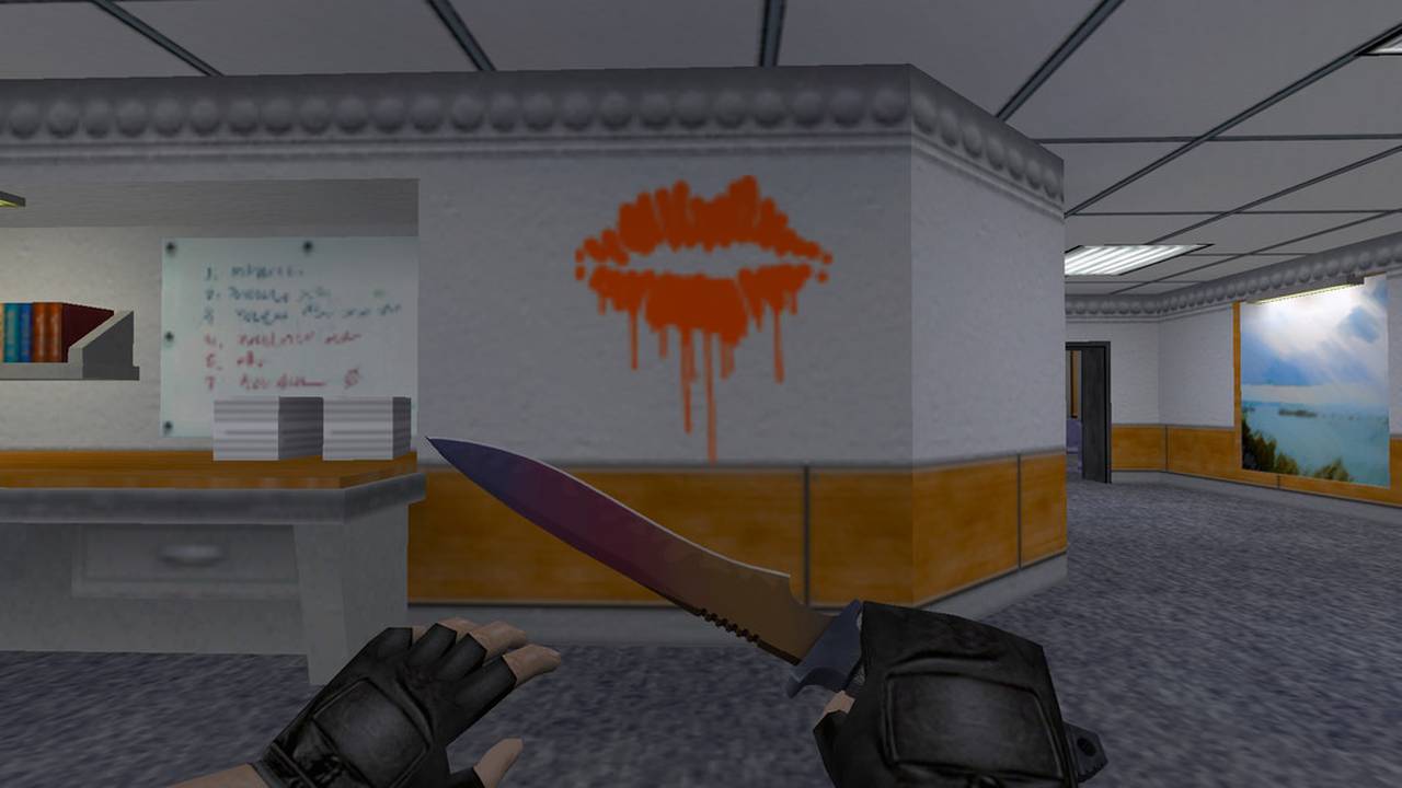 Граффити для CS 1.6 - Поцелуйчик