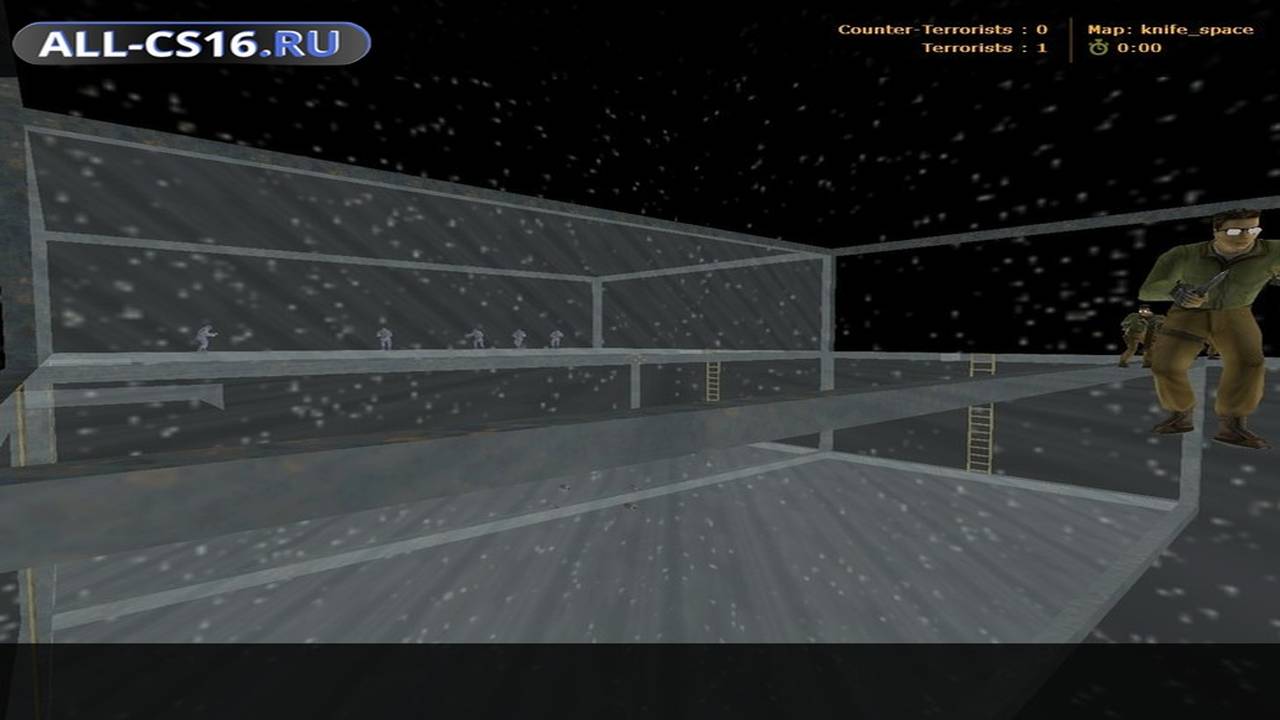 Карта «knife_space» для CS 1.6 для CS 1.6