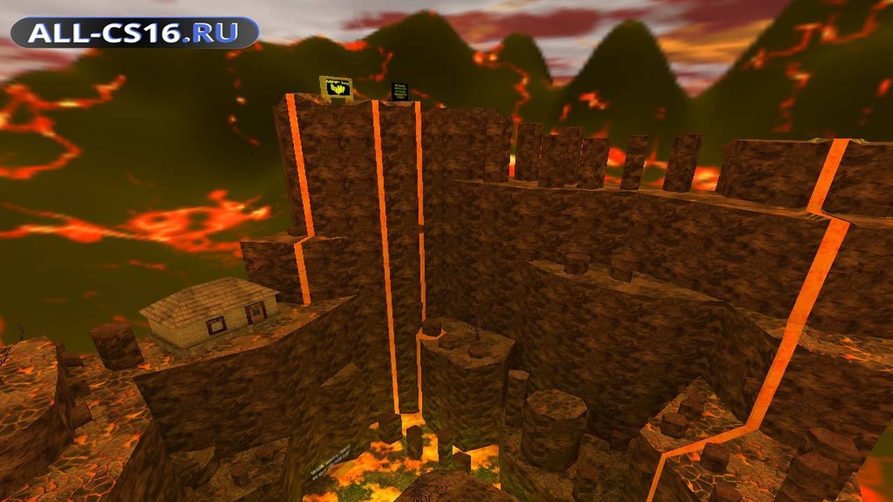 Карта «kz_cg_lavacliff» для CS 1.6 для CS 1.6