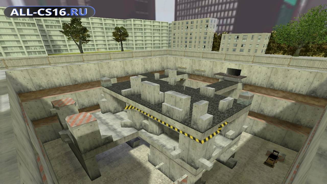 Карта «kz_kzfr_caterpillar» для CS 1.6 для CS 1.6