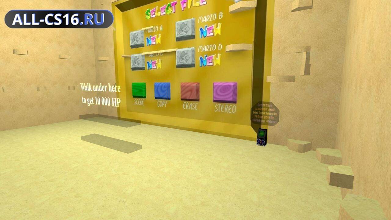 Карта «kz_kzfr_mariocastle» для CS 1.6 для CS 1.6