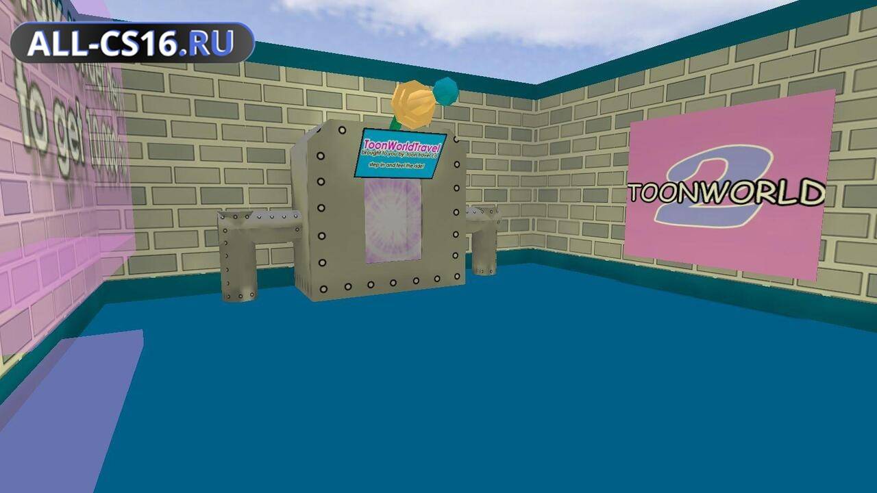 Карта «kz_kzsca_toonworld2» для CS 1.6 для CS 1.6