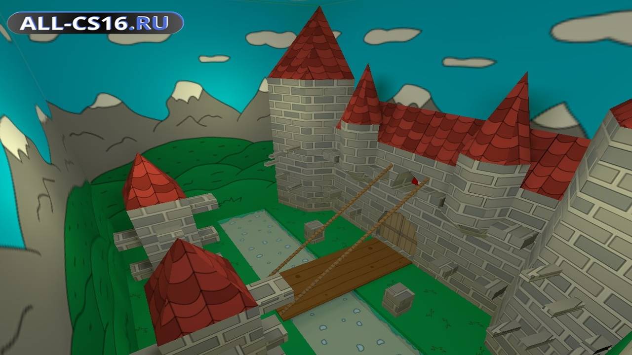 Карта «kz_kzse_toonworld» для CS 1.6 для CS 1.6