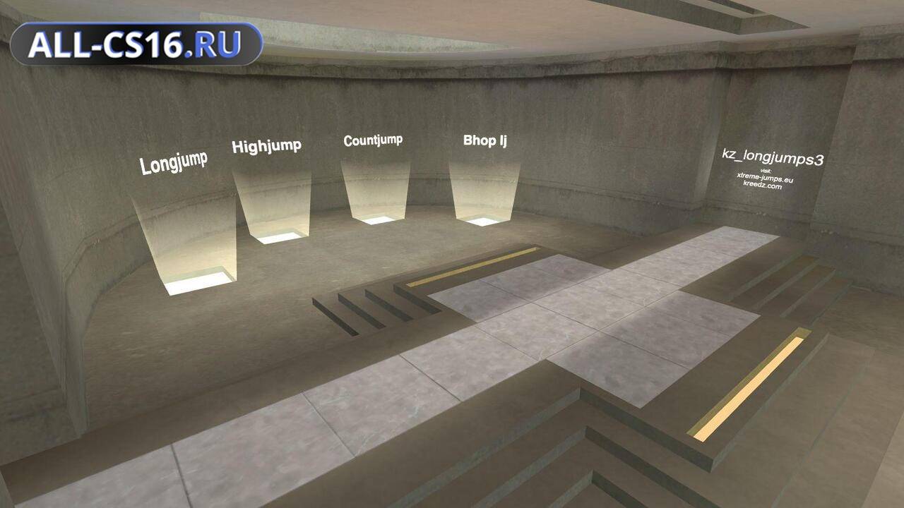 Карта «kz_longjumps3» для CS 1.6 для CS 1.6