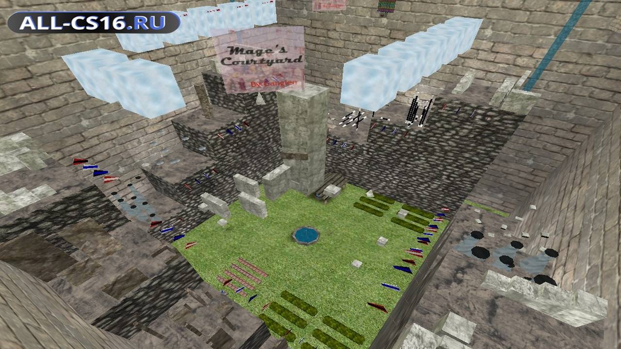 Карта «kz_mages_courtyard» для CS 1.6 для CS 1.6
