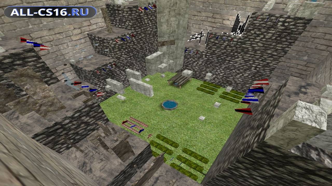 Карта «kz_mages_courtyardez» для CS 1.6 для CS 1.6