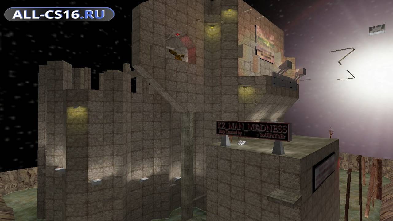 Карта «kz_man_madness» для CS 1.6 для CS 1.6