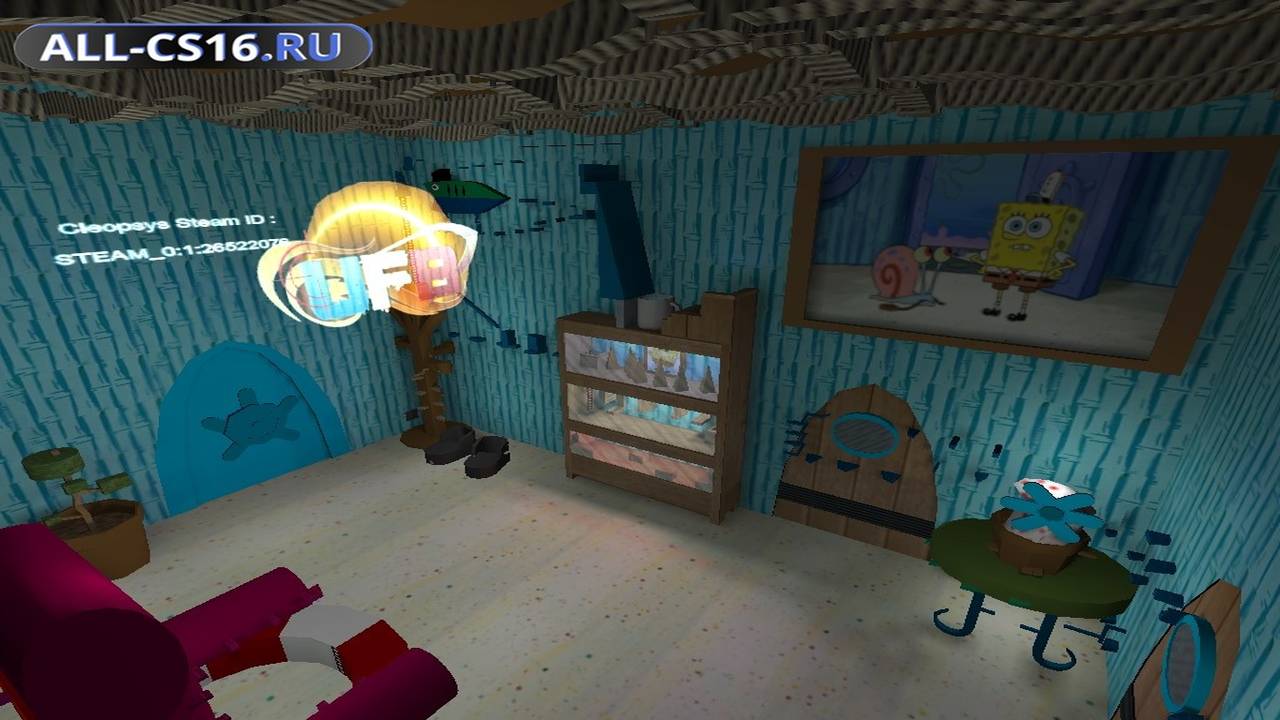 Карта «kz_ufb_spongebob» для CS 1.6 для CS 1.6