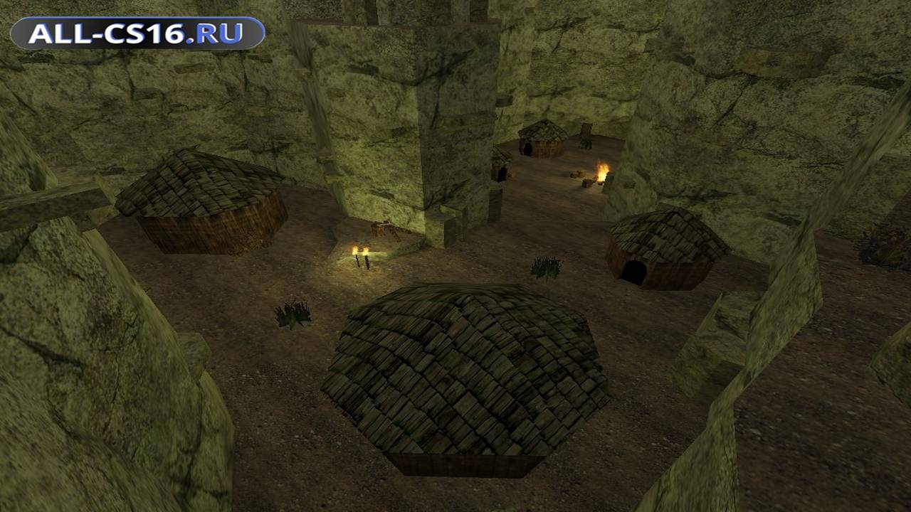 Карта «kz_undergroundvillage» для CS 1.6 для CS 1.6