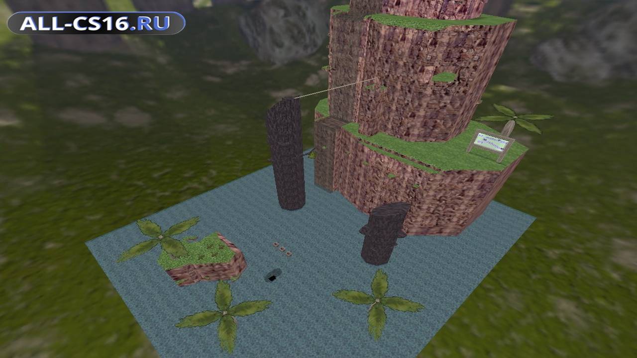 Карта «kz_waterfalls» для CS 1.6 для CS 1.6