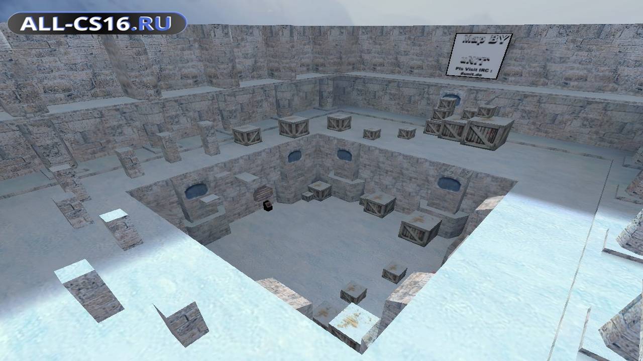 Карта «kz_winterdust» для CS 1.6 для CS 1.6