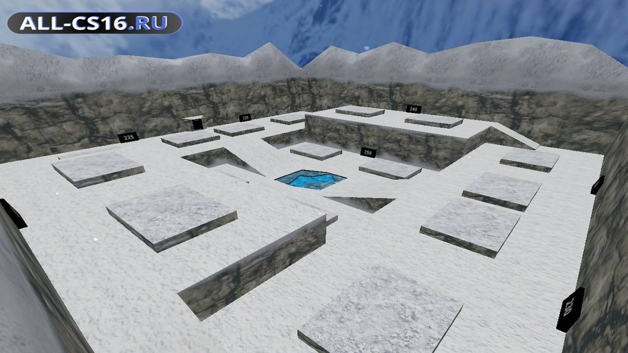 Карта «kzro_mountainsnow» для CS 1.6 для CS 1.6
