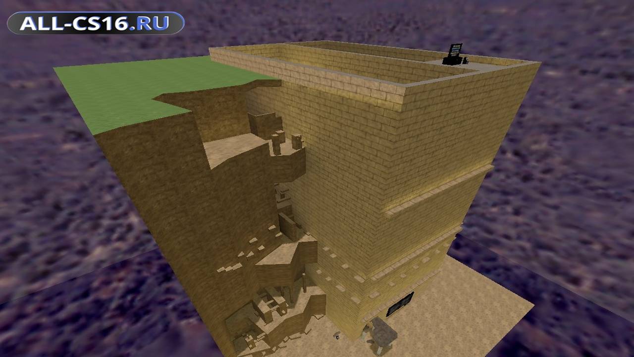 Карта «kzus_desertblock» для CS 1.6 для CS 1.6
