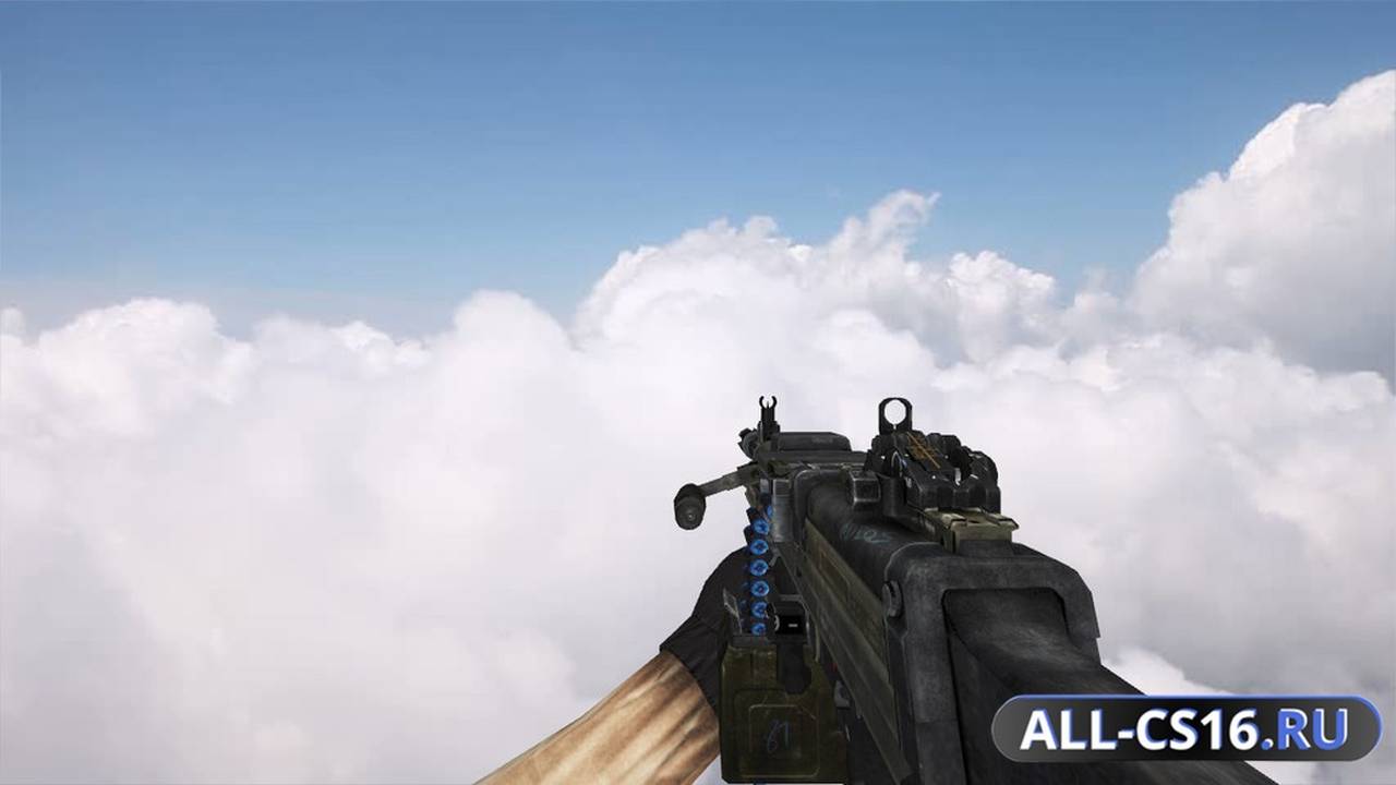 Модель оружия для CS 1.6 - M249 LSAT Machine Gun