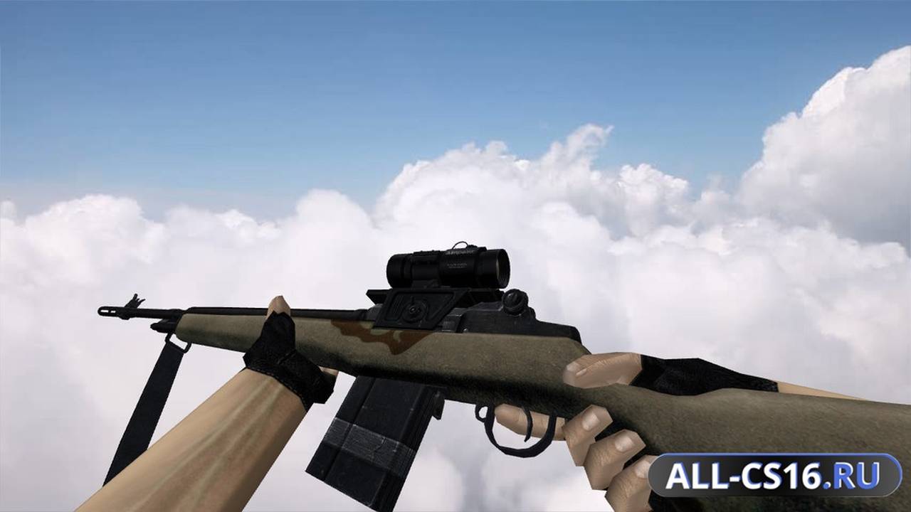 Модель оружия для CS 1.6 - G3SG1 M14 Riffle