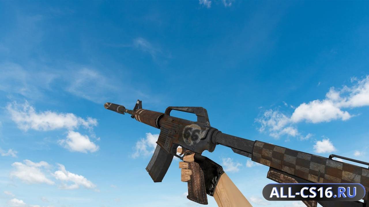 Модель оружия для CS 1.6 - M4A1 M4A1 66 Gun