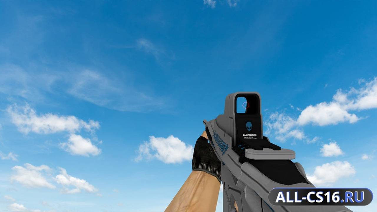 Модель оружия для CS 1.6 - Galil M4A1 Alienware