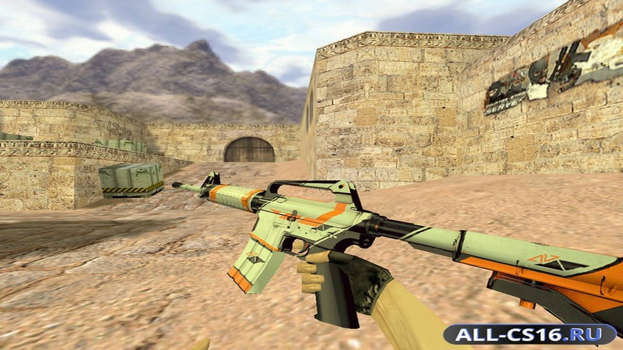 Модель оружия для CS 1.6 - M4A1 М4А1 Азимов