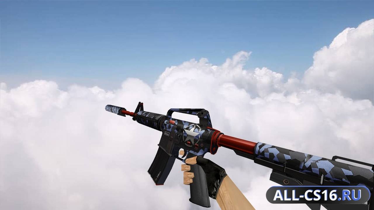 Модель оружия для CS 1.6 - M4A1 M4A1 Brass
