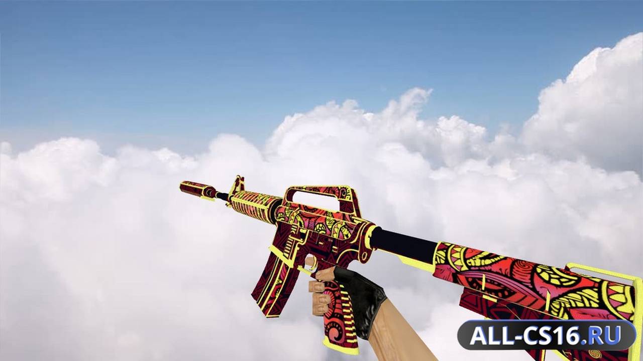 Модель оружия для CS 1.6 - M4A1 M4A1 | Огонь Чантико