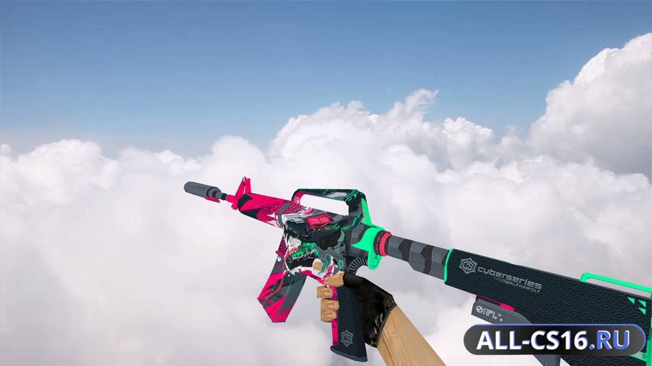 Модель оружия для CS 1.6 - M4A1 M4A1 Cyberseries
