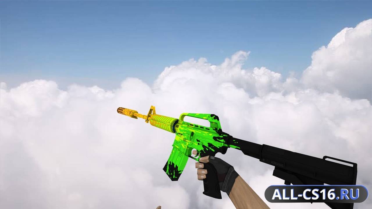 Модель оружия для CS 1.6 - M4A1 M4A1 Fat Cap
