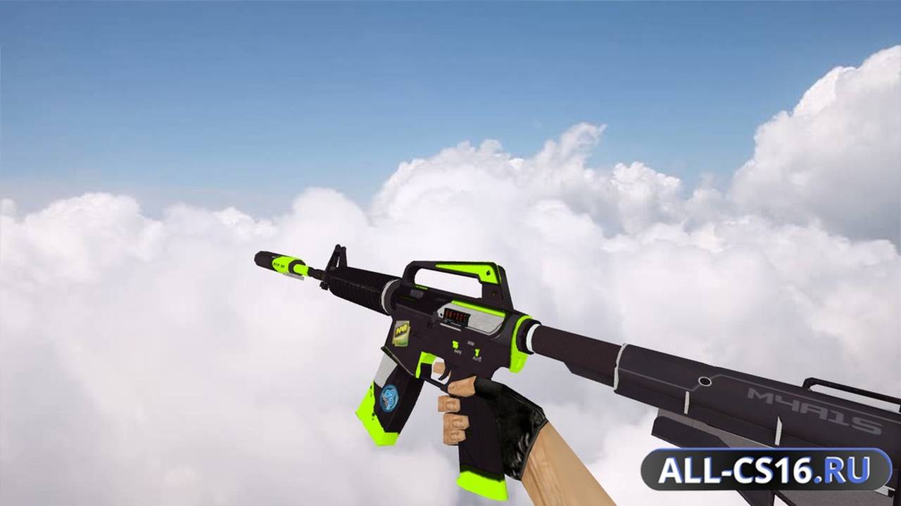 Модель оружия для CS 1.6 - M4A1 M4A1 Green | Сайрекс
