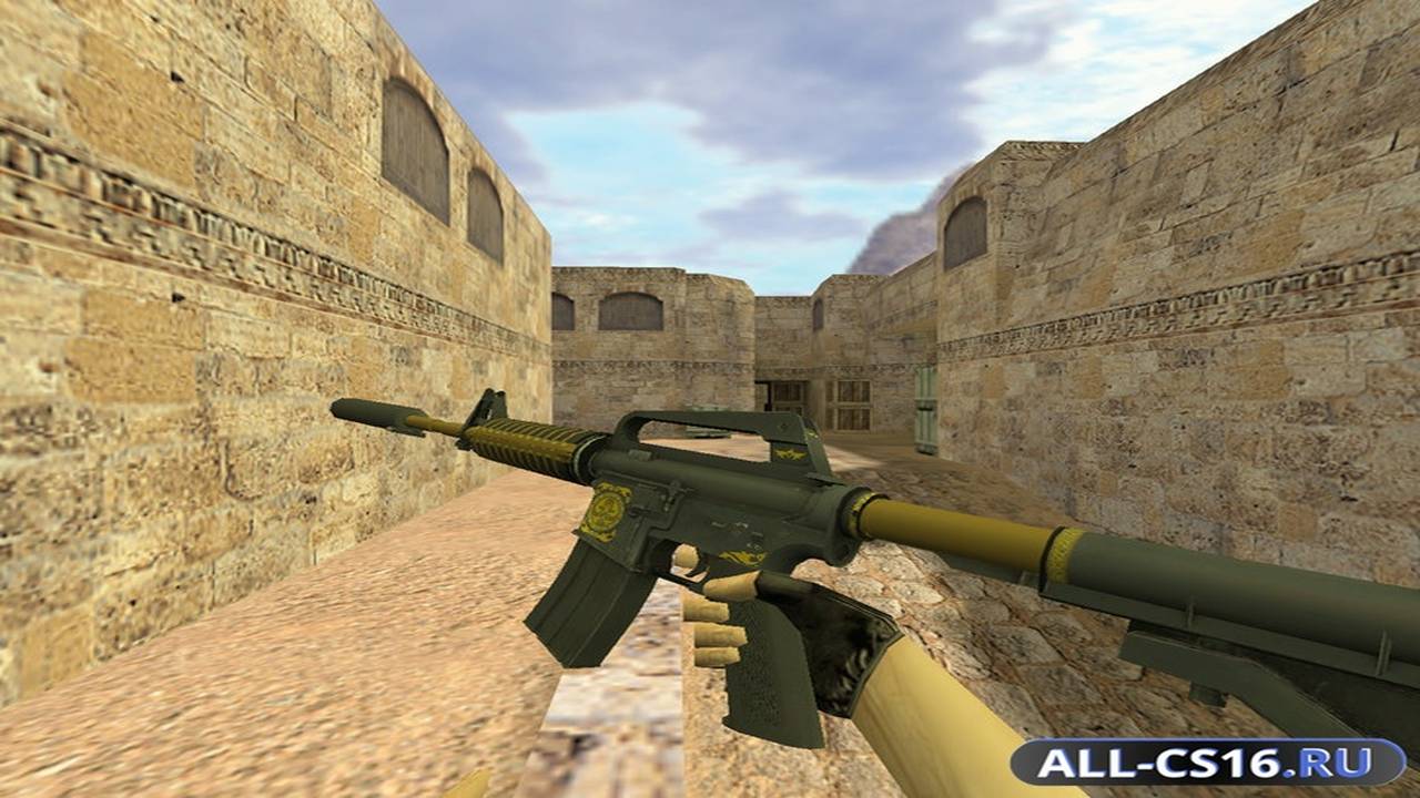 Модель оружия для CS 1.6 - M4A1 М4А1 Рыцарь