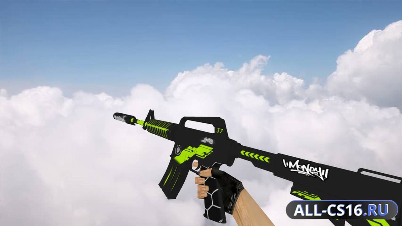 Модель оружия для CS 1.6 - M4A1 M4A1 Machine