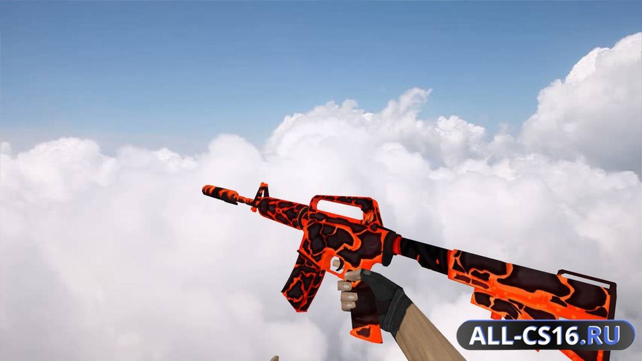 Модель оружия для CS 1.6 - M4A1 M4A1 Magma Strike