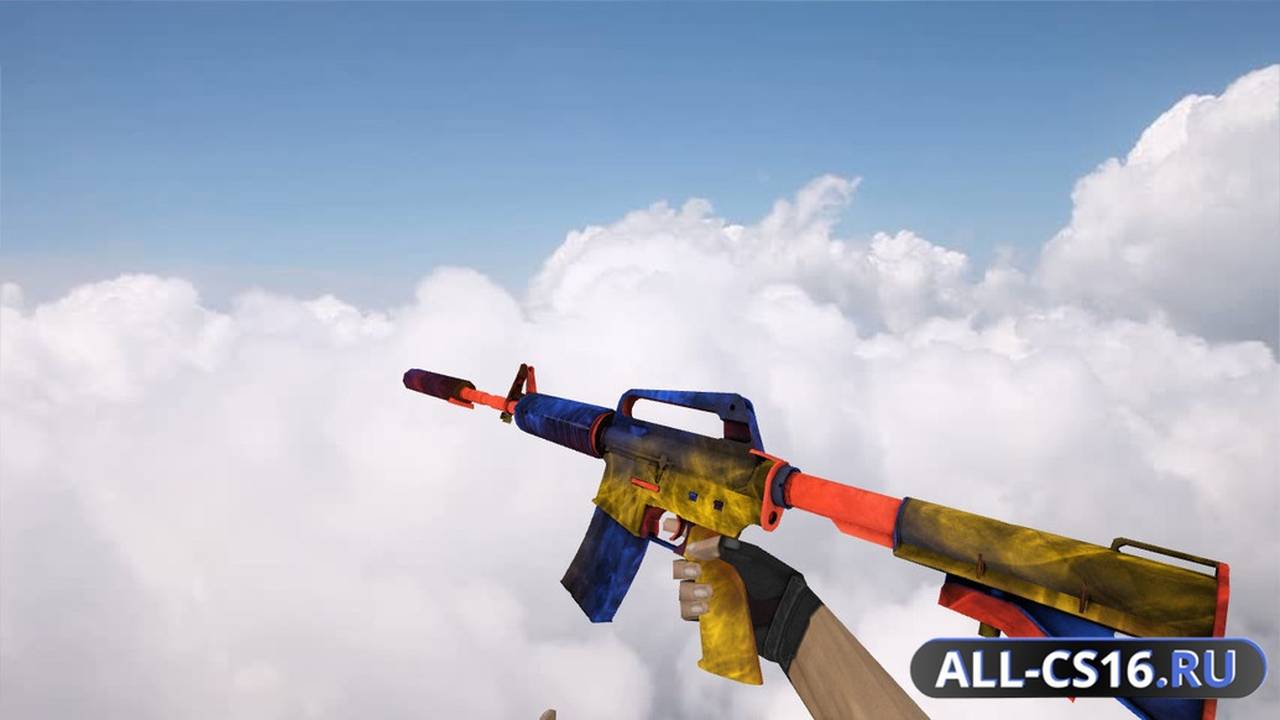 Модель оружия для CS 1.6 - M4A1 M4A1 | Мраморный градиент