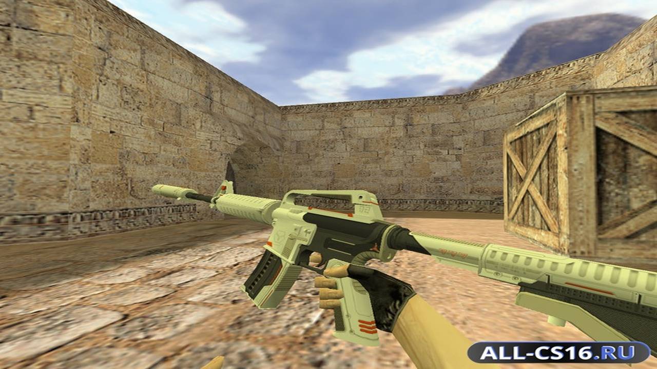 Модель оружия для CS 1.6 - M4A1 М4А1 Механо-пушка