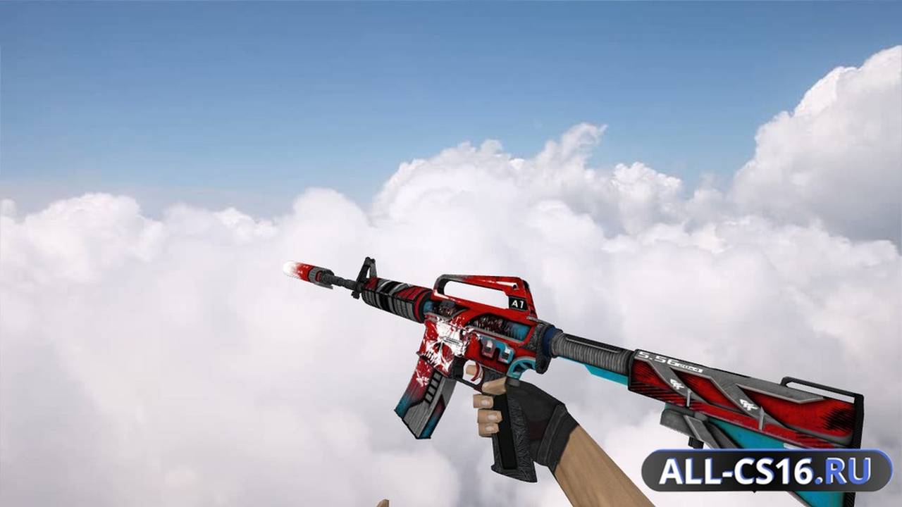 Модель оружия для CS 1.6 - M4A1 M4A1 Mortal Equalizer