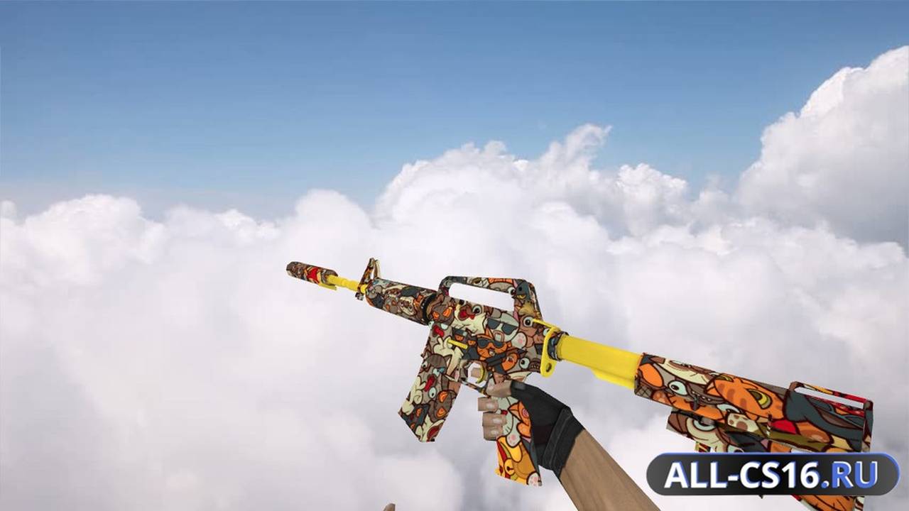 Модель оружия для CS 1.6 - M4A1 M4A1 PawPaw
