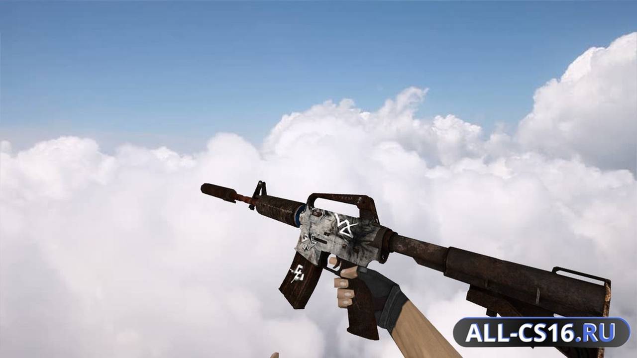 Модель оружия для CS 1.6 - M4A1 M4A1 Silent Spray